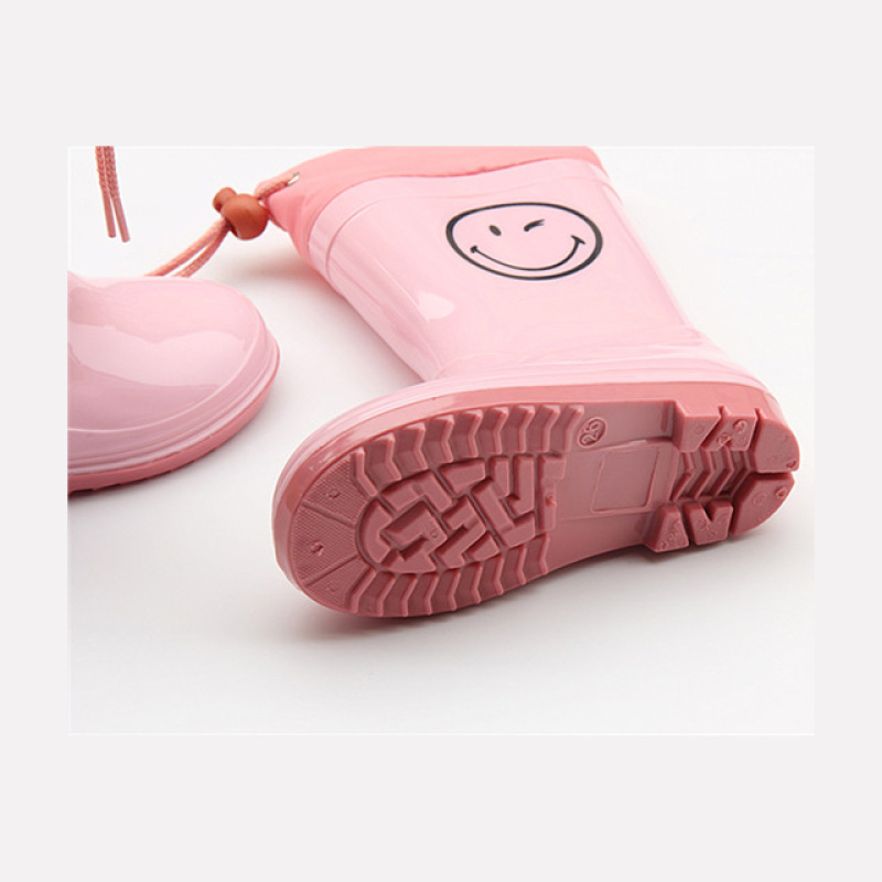 Cute Light Drawstring Children's PVC Rain Boots
