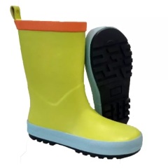 Boy's And Girl's Waterproof Shoes Children Rubber Rain Boot Kids Wellington Boot For Wholesale