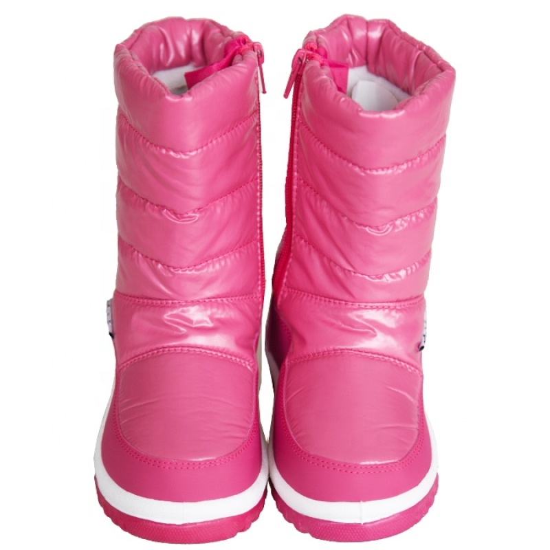 Kids Customized Warm Winter Snow Boots Slip Resistant Cold Weather Shoes