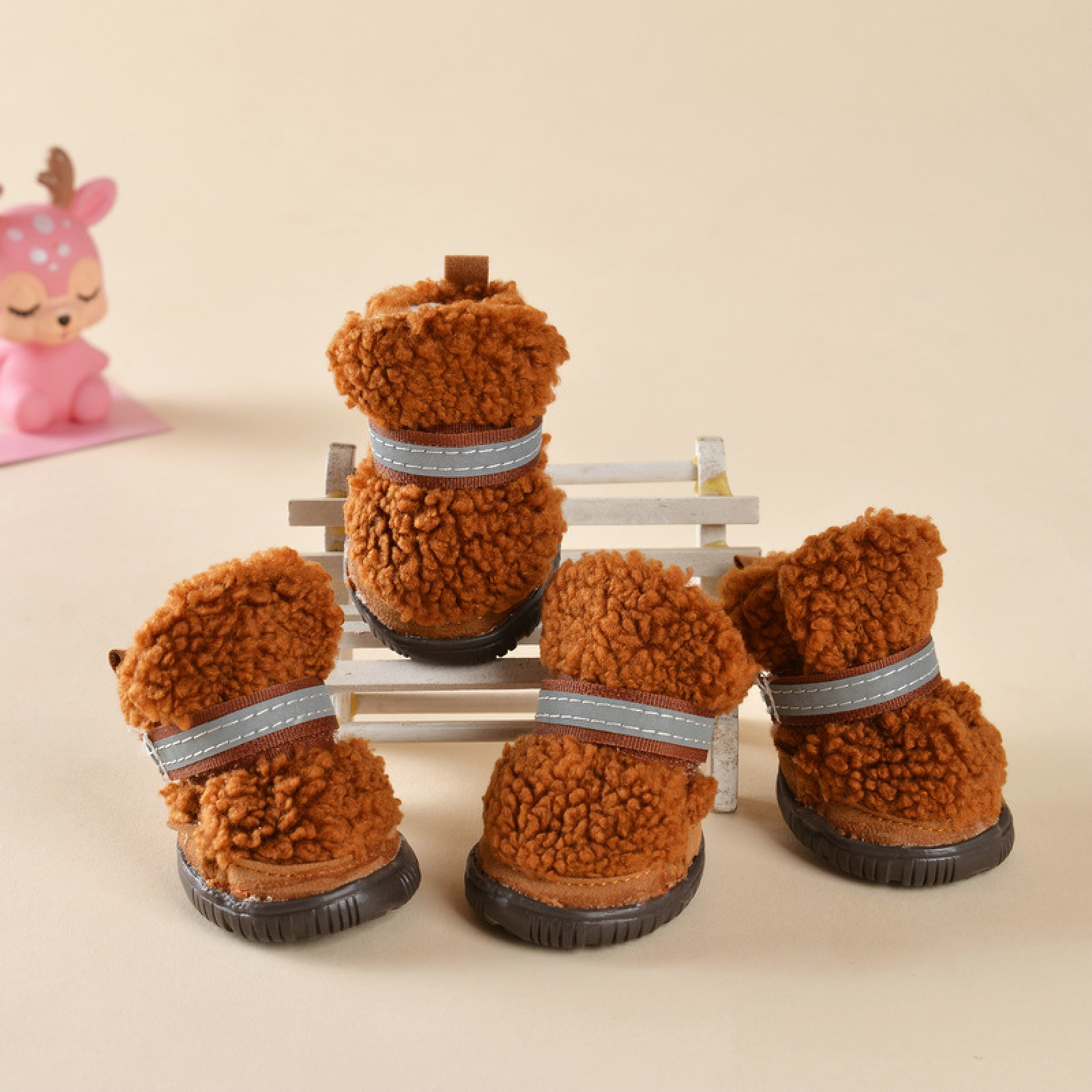 High Quality  Warm Pet Shoes Teddy Autumn  Winter Dog Boots New  Wear-resistant Snow Boots
