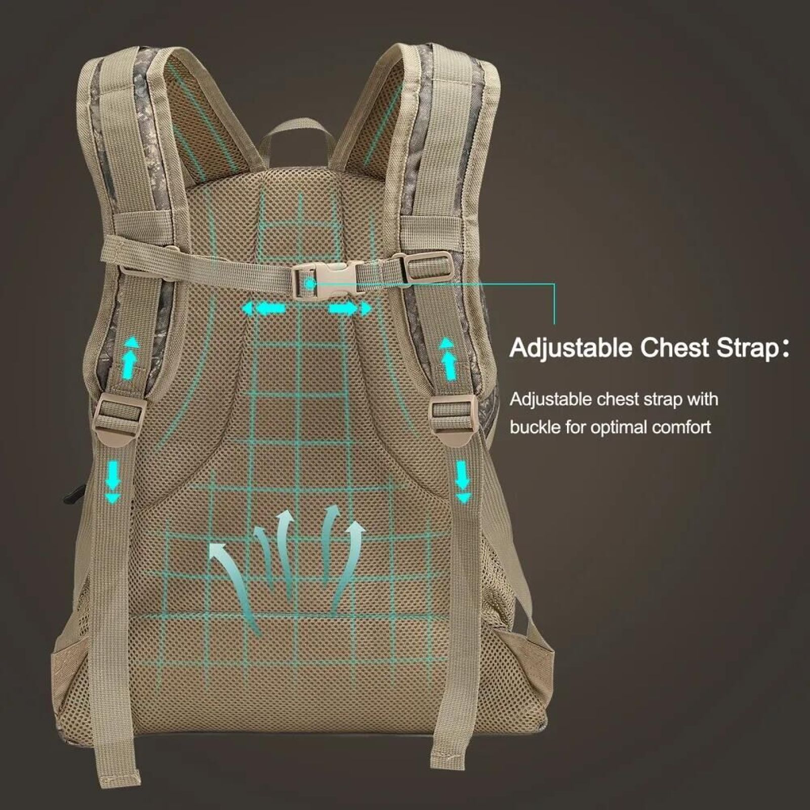 Backpack Camo Outdoor Camping Hunting Hiking Waterproof Soft Camouflage Bag Unisex