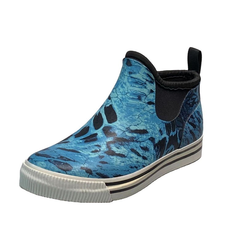 Rubber Deck Boots High Quality Waterproof 6 Inch Neoprene Ankle Boots Unisex Factory Customized Fishing Boots
