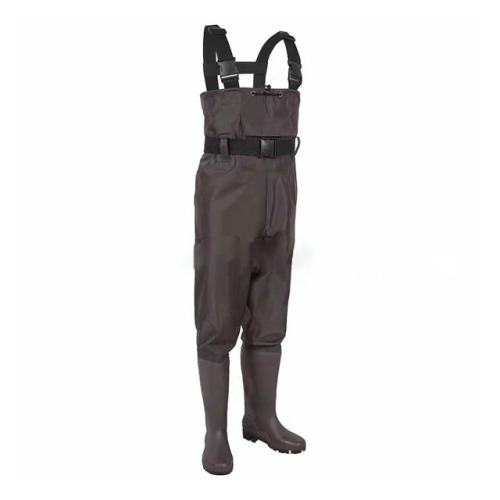 Hot Sale Mens Waterproof Lightweight Nylon And PVC Bootfoot Fly Fishing Wader Chest Waders