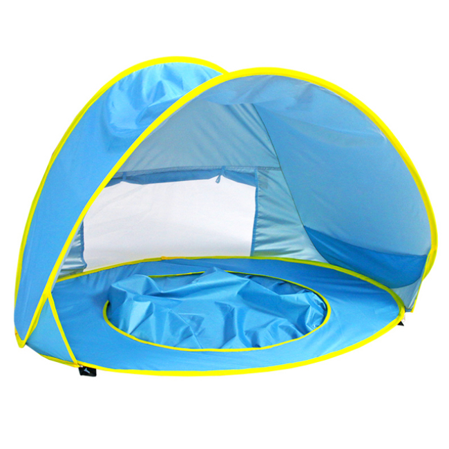 Kids Waterproof  Sunshade UV Proof Portable Easy Set Up Beach Tent