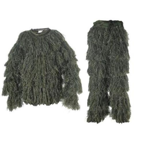 2023 Durable Forest Product Mesh Lining 3D Camo Ghillie Suit for Hunting