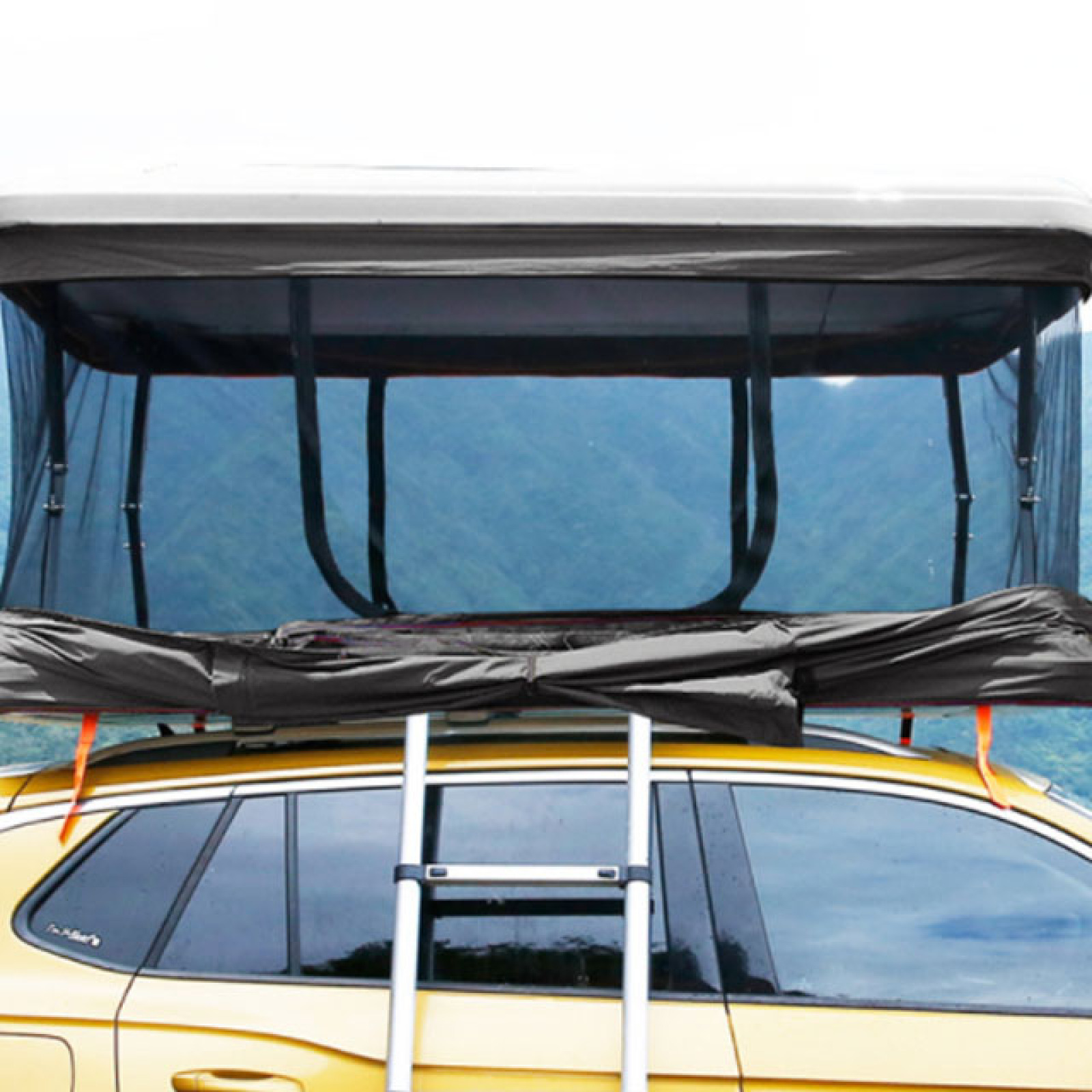 Outdoor Waterproof Hard Shell Double Mesh Car Rooftop Tents Customized Wholesale