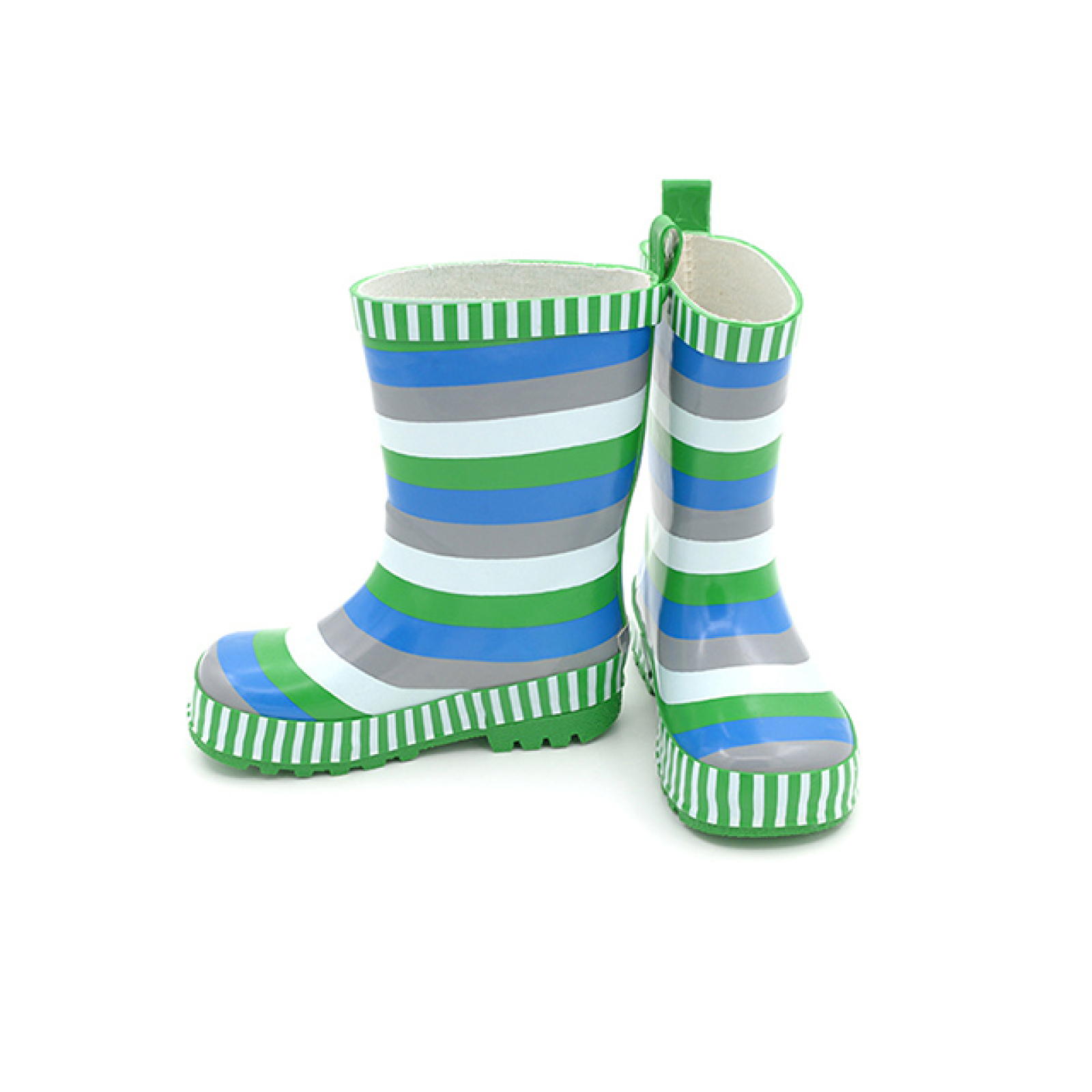 Waterproof Natural Rubber Boots for Children Kids  Rain Wellies with Printing