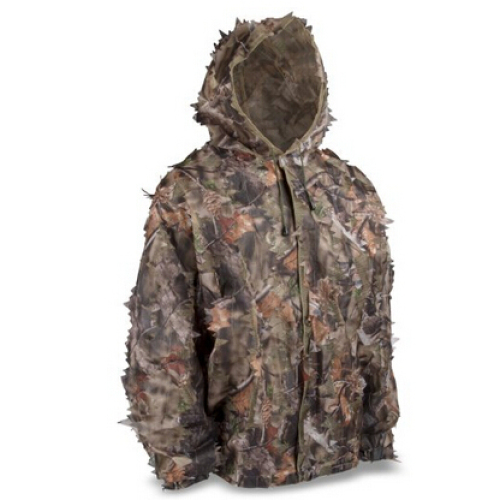 Mesh Camouflage Brown Ghillie Leafy Hunting Camo Suit Jacket Pants