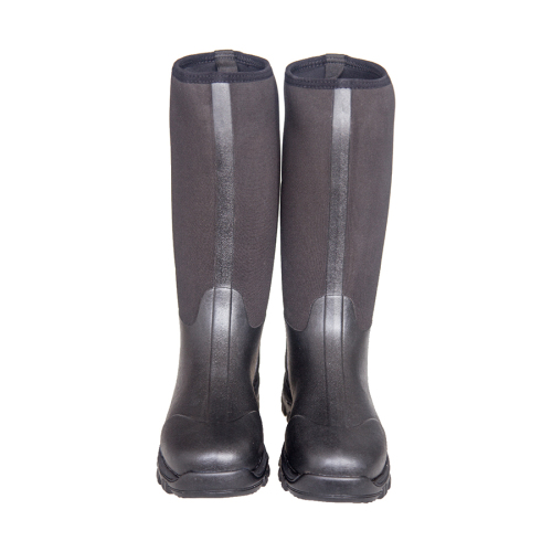 Neoprene Boots Men's Rain Boots Wholesale Knee High Men Gumboot Rubber Safety Wellington Boot Neoprene Gumboot