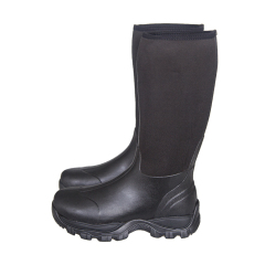 Neoprene Boots Men's Rain Boots Wholesale Knee High Men Gumboot Rubber Safety Wellington Boot Neoprene Gumboot
