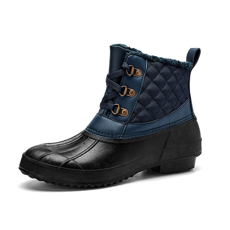 Ladies Fashion Quilted Waterproof Winter Boots/Duck Boots For Winter