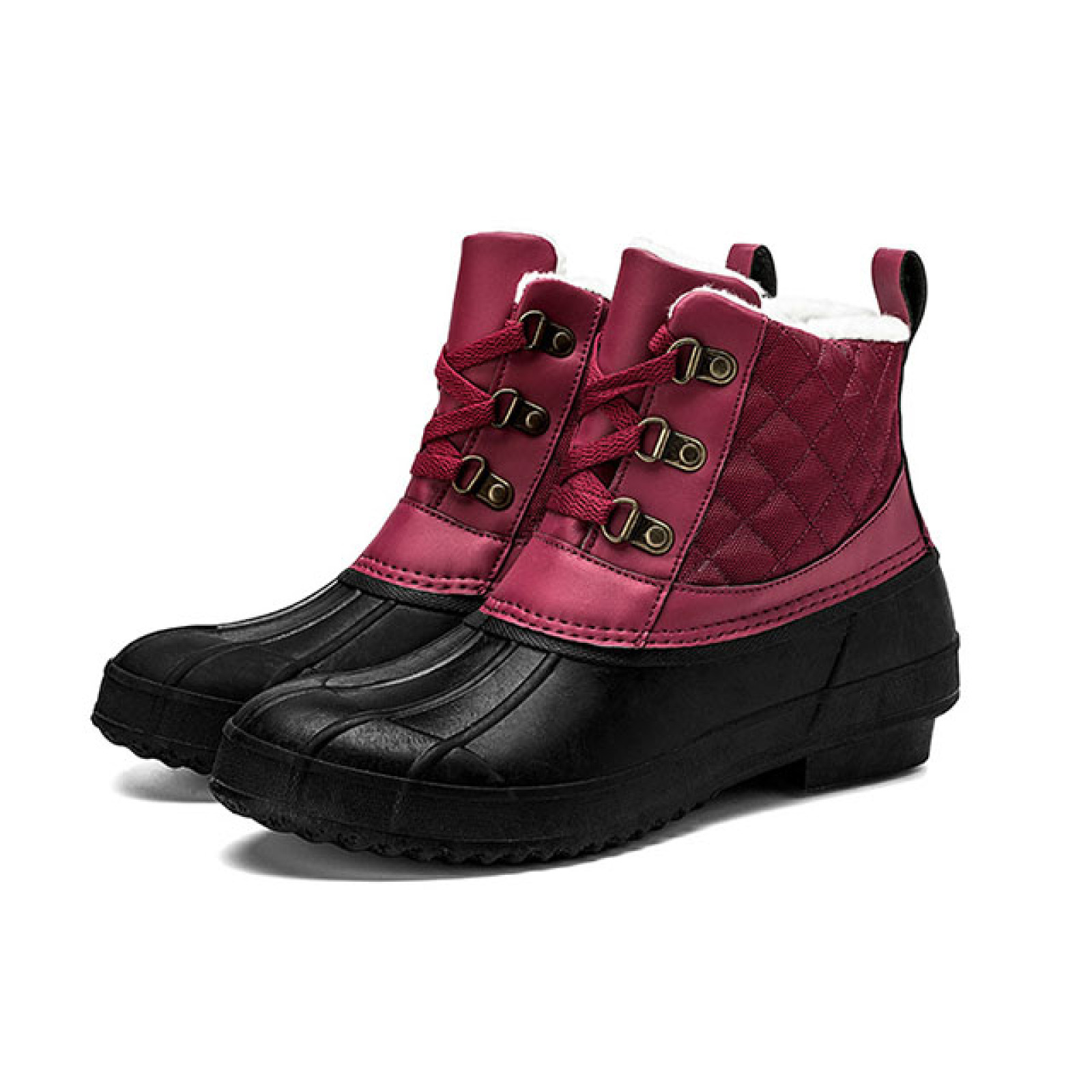 Ladies Fashion Quilted Waterproof Winter Boots/Duck Boots For Winter