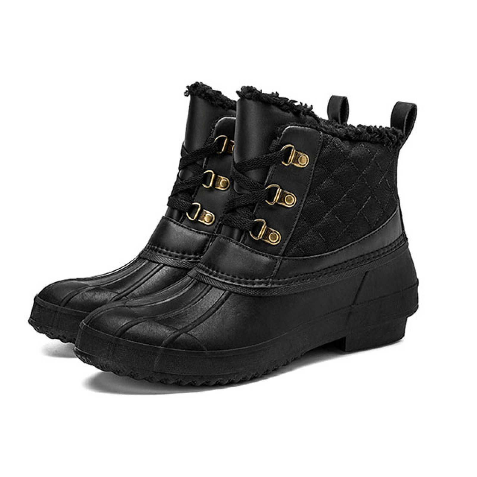 Ladies Fashion Quilted Waterproof Winter Boots/Duck Boots For Winter