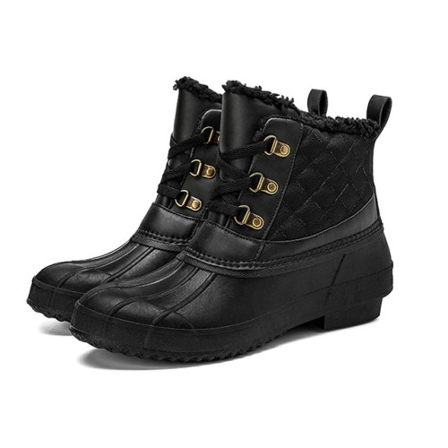 Ladies Fashion Quilted Waterproof Winter Boots/Duck Boots For Winter