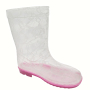 Wholesale Transparent TPE Rain Boots Kids Waterproof Design Your Own Lace Wellies for Girls