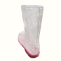 Wholesale Transparent TPE Rain Boots Kids Waterproof Design Your Own Lace Wellies for Girls