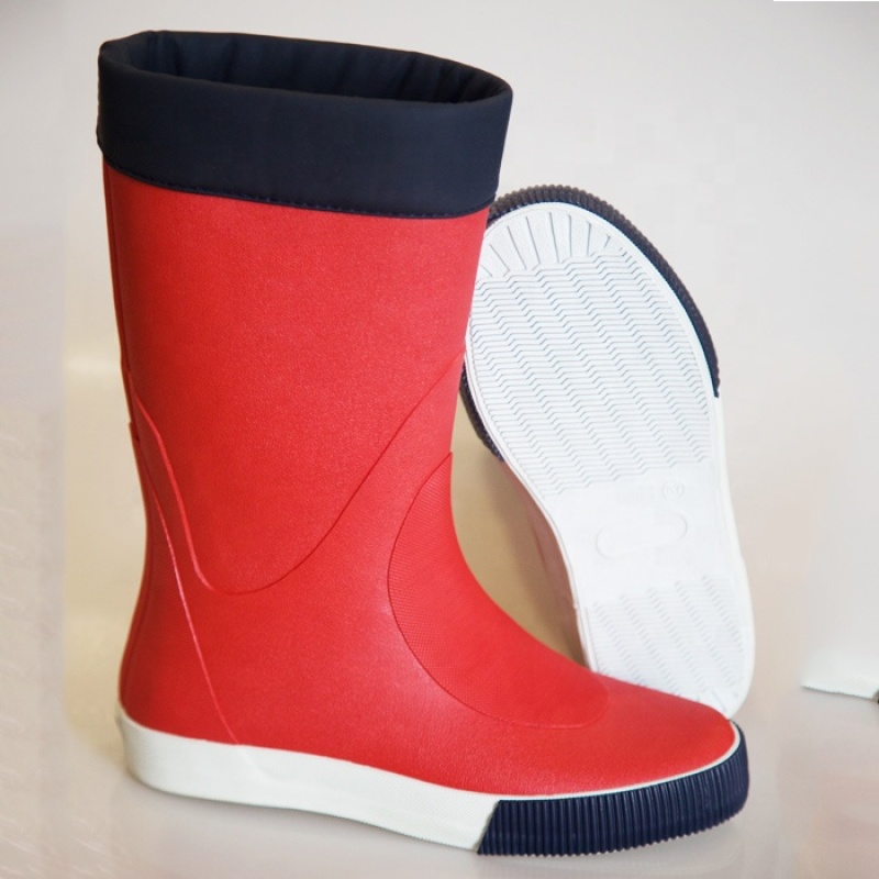 Men's and Women's Tall Yach Boat Sailing Waterproof Marine Boots