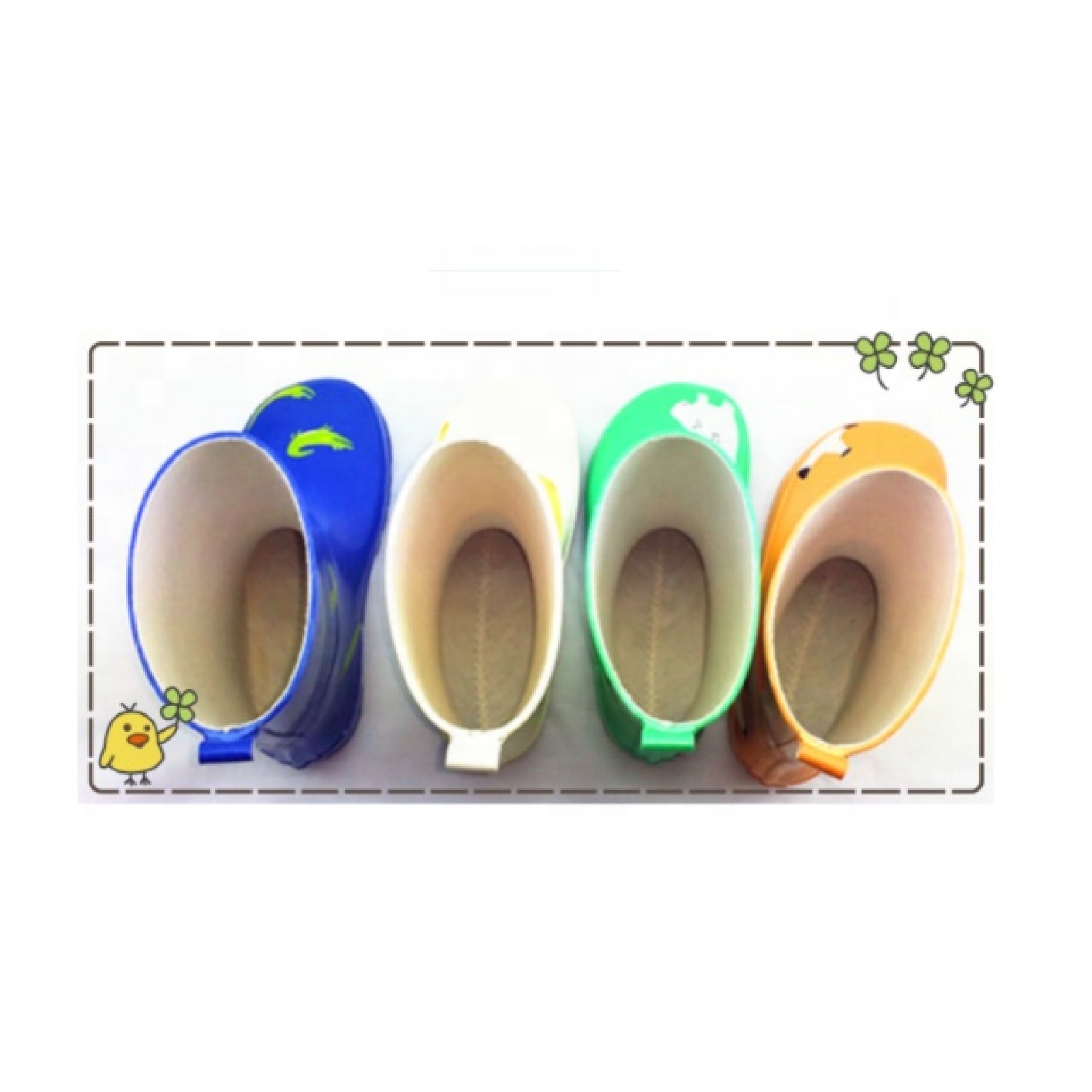 Customized Kids Gumboots Waterproof Kids Rubber Rain Boots Wellies Rain Boots