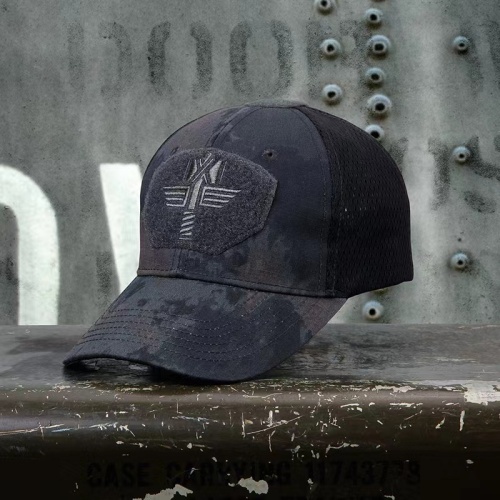 Custom Wholesale Hats Jungle Fishing Hunting Hot-sale Fashion Base Hats Mesh Trucker Hat Outdoors
