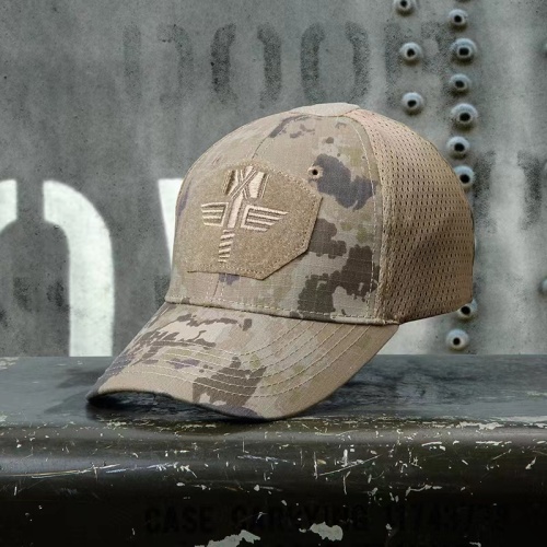 Custom Wholesale Hats Jungle Fishing Hunting Hot-sale Fashion Base Hats Mesh Trucker Hat Outdoors