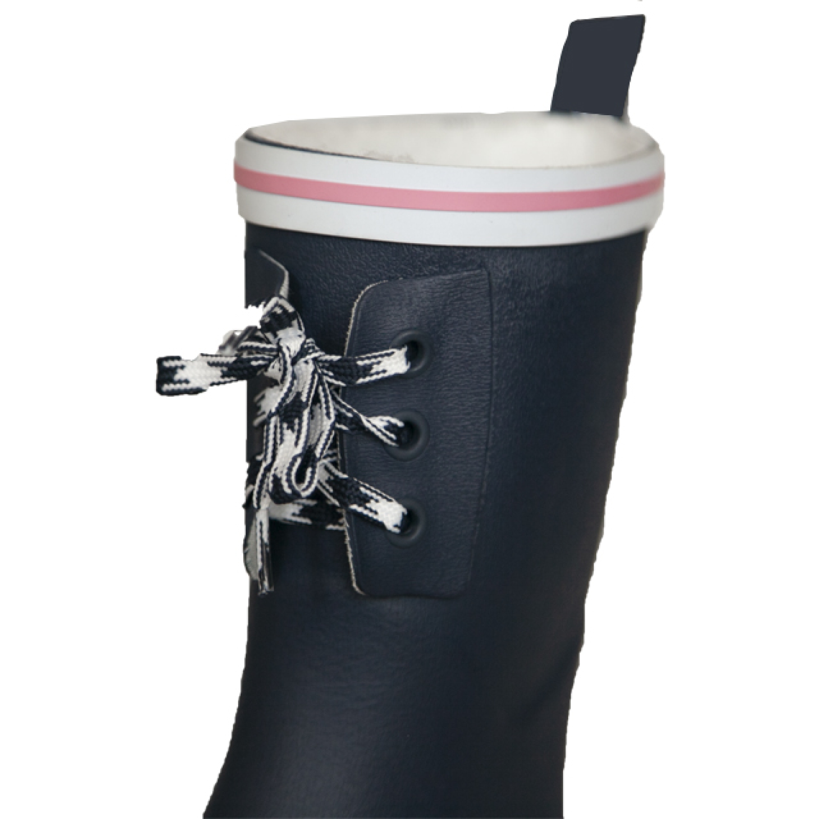 Children Fashion Shoelace Rubber Rain Boots