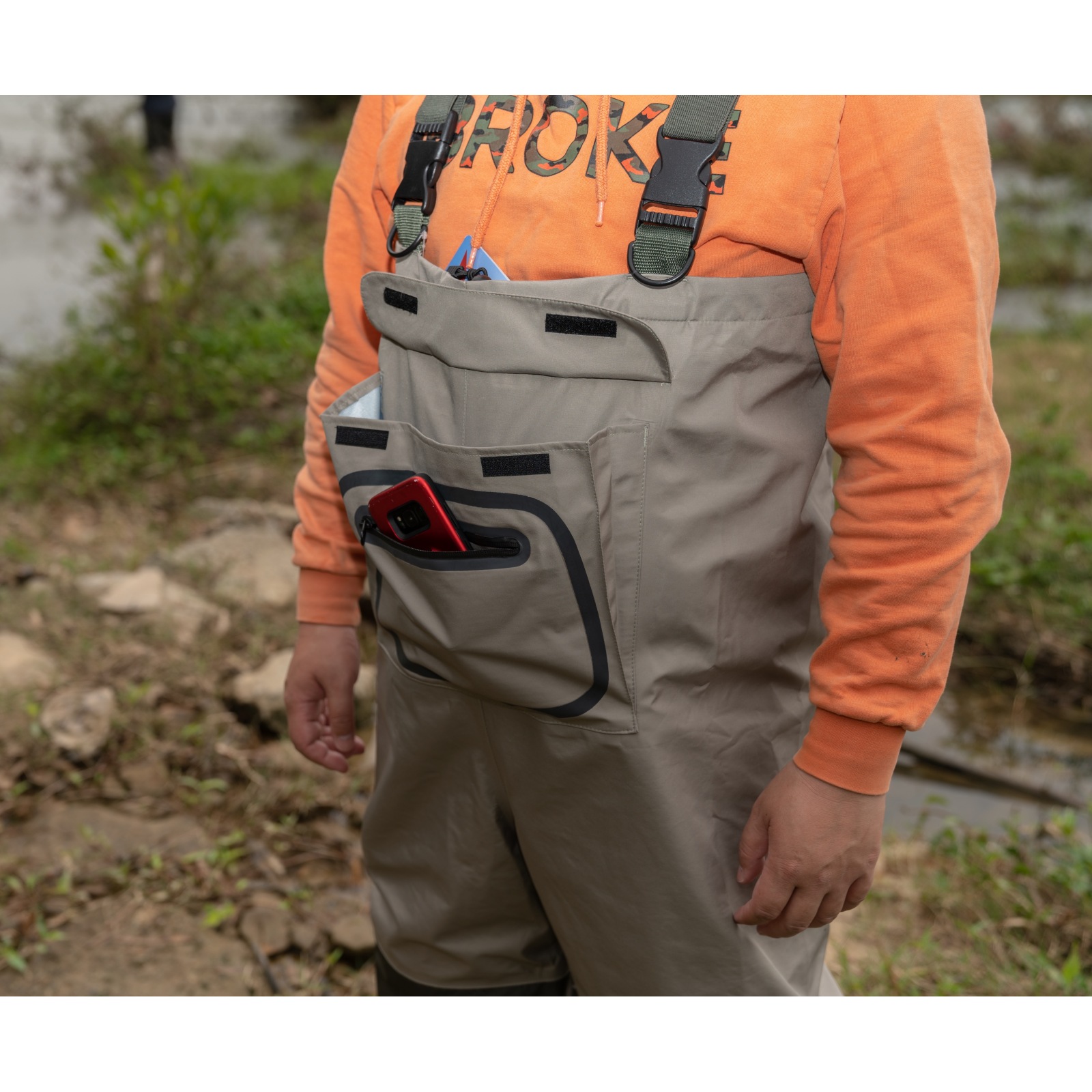 Hunting Fishing Waders Breathable  Waterproof Wading Pants with Neoprene Boots Waist Chest Fly Fishing Waders