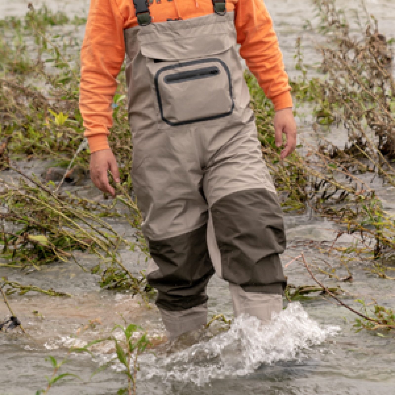 Hunting Fishing Waders Breathable  Waterproof Wading Pants with Neoprene Boots Waist Chest Fly Fishing Waders