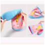 Customized Pink Waterproof Wellies Cute Anti-slip Gumboots Kids Rubber Rain Boots