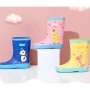 Customized Pink Waterproof Wellies Cute Anti-slip Gumboots Kids Rubber Rain Boots