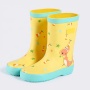 Customized Pink Waterproof Wellies Cute Anti-slip Gumboots Kids Rubber Rain Boots
