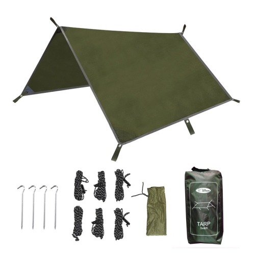 UV 50+ Waterproof Sun shade Sail Canopy Fabric Tarp Rain Fly