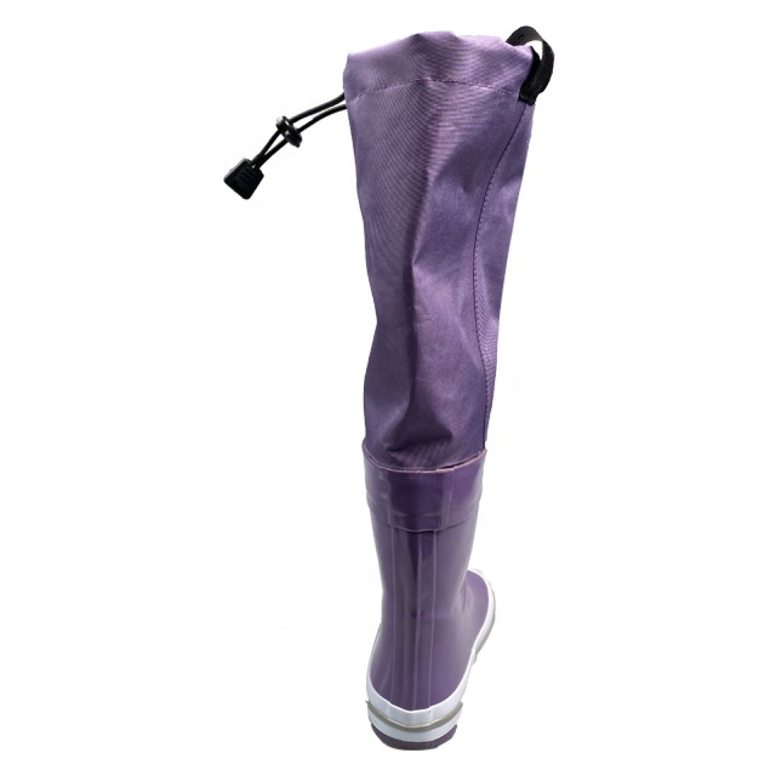 Purple Anti-Slip Kids Rubber Rain Boots Customized Logo Gumboots Waterproof Wellies