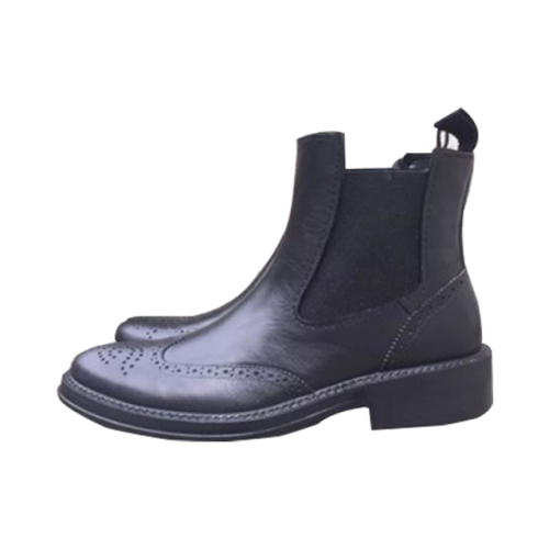 Men's Mid Height Cool PVC Boots Ankle Garden Shoes for European Market
