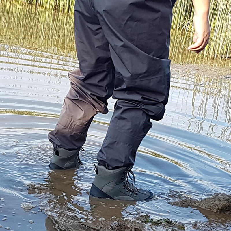 Fly Fishing Wading Shoes Rubber Sole Wader Boots No-slip Outdoor Water Waders Boots For Fishing Waders