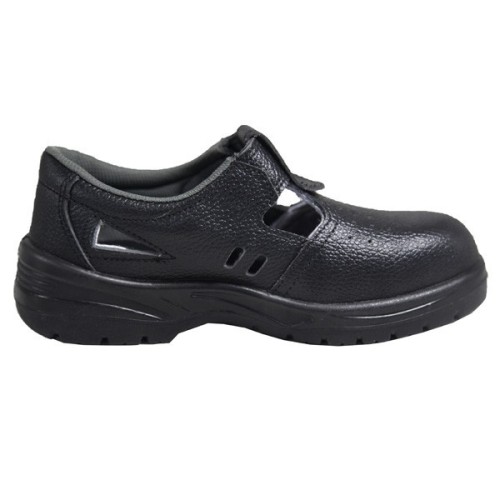 Mens Summer Season Protective Steel Toe Leather Safety Work Shoes