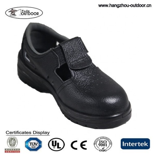 Mens Summer Season Protective Steel Toe Leather Safety Work Shoes