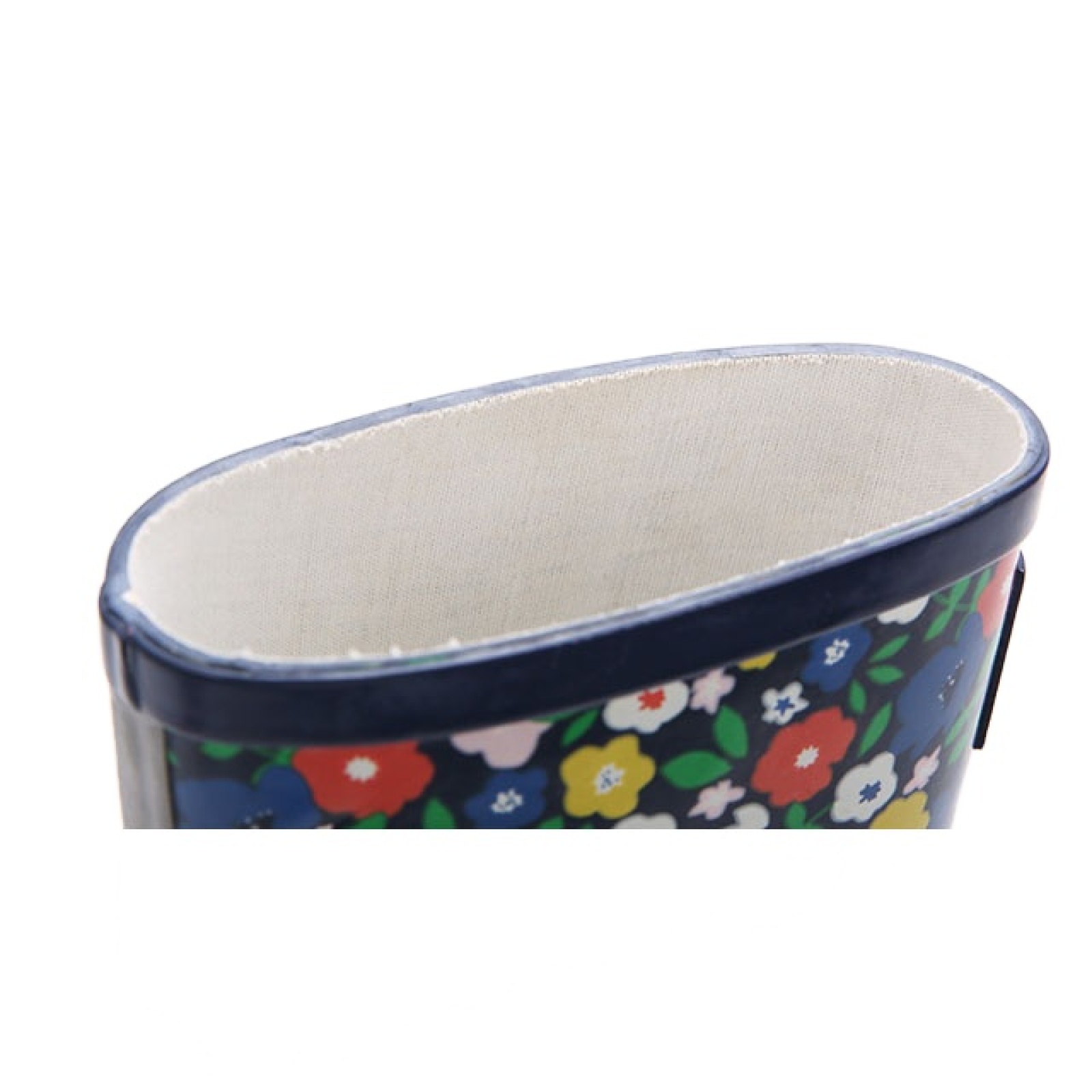 Wholesale  Natural Waterproof Rubber Boots Women's Flower Printed Rain Boots High Cut Wellington Boots For Ladies