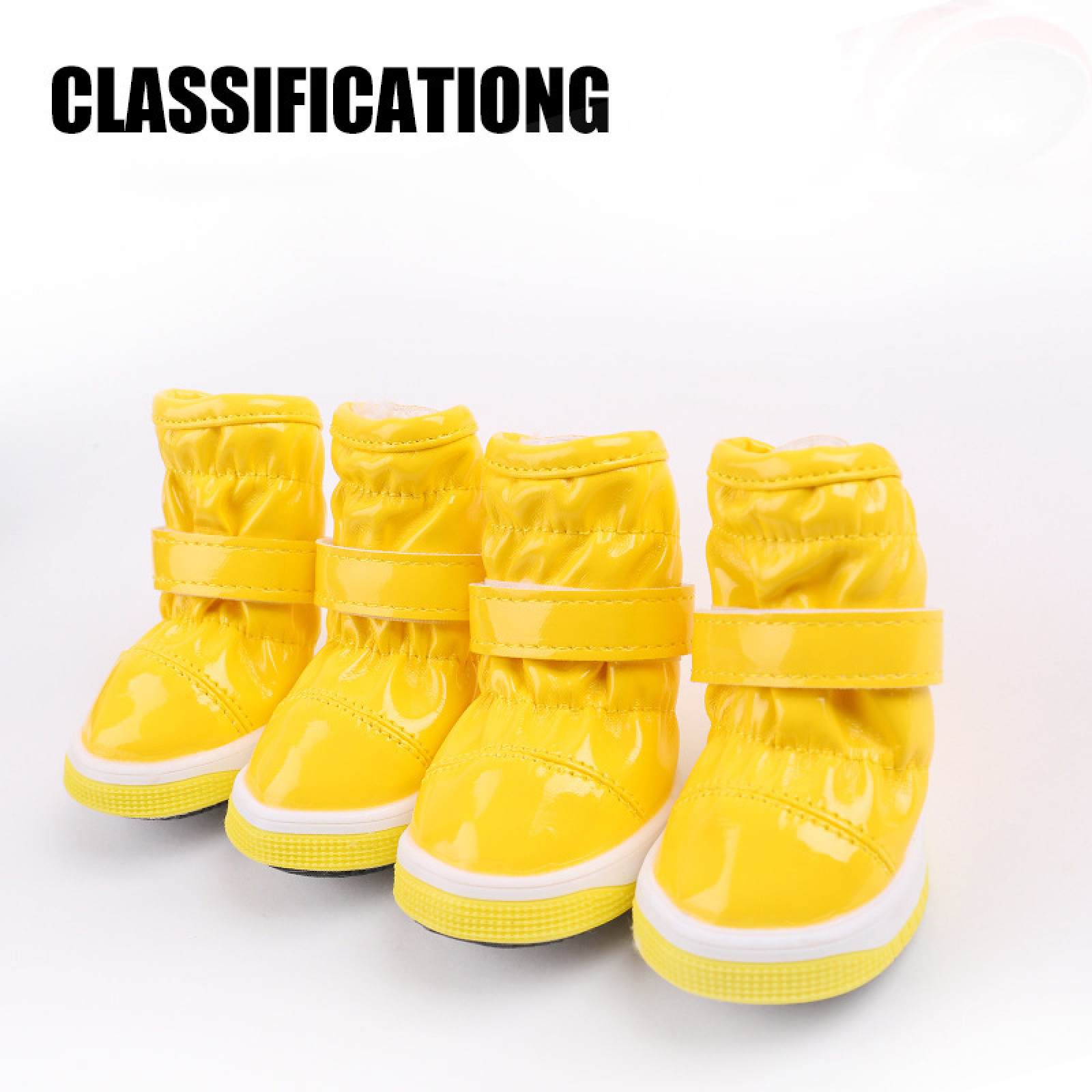 Wholesale New Style Autumn Winter  Puppy Waterproof  Shoes Pet Snow Boots Lamb Wool Cotton  Dog Shoes