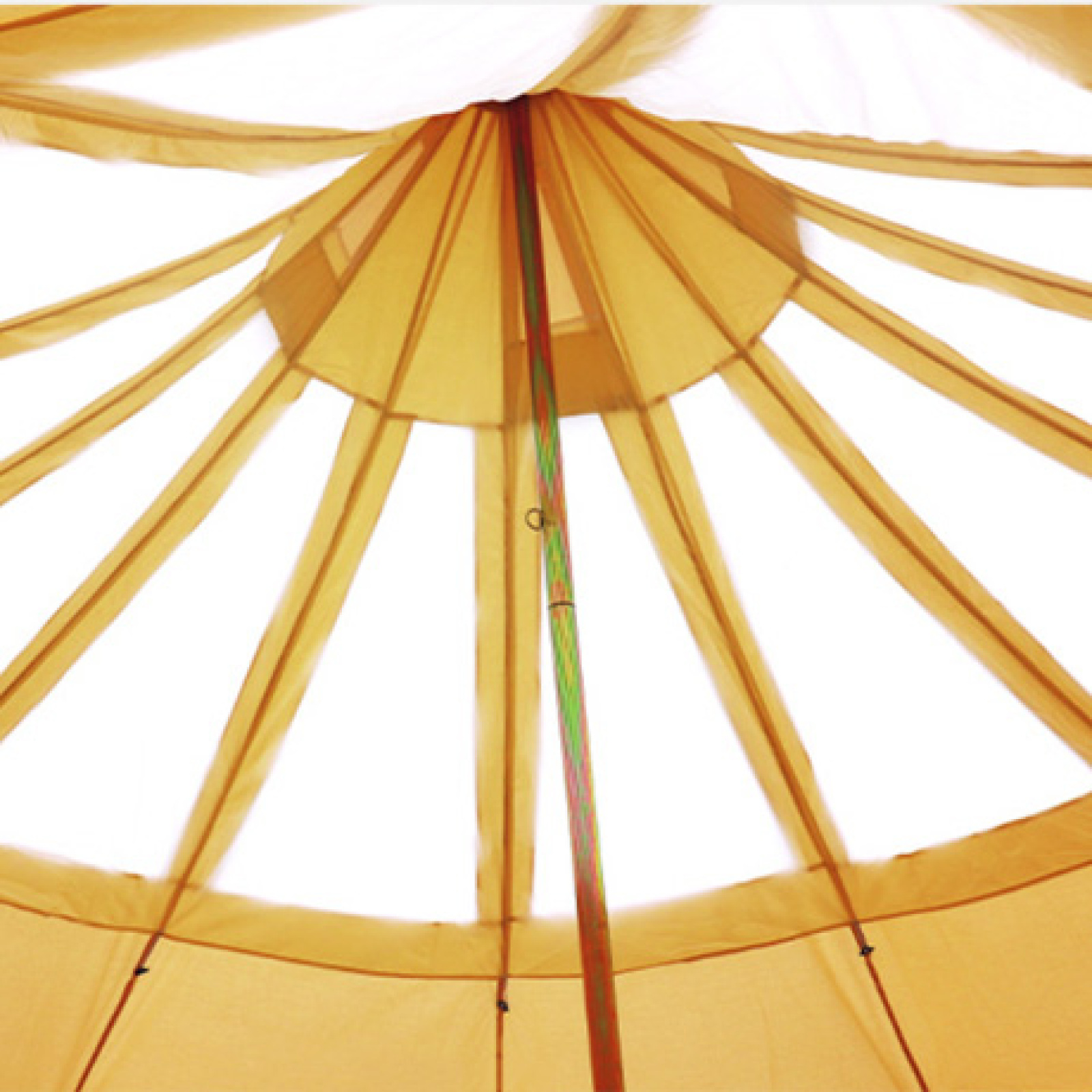 5M Morden Luxury Mongolian Tent Sunshade Family Tent Waterproof Camping Bell Tent For Wholesale