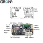 GROW KS220-L+R503 DC30-75V Fingerprint Control Board 2 Relays Admin/User Funtion Self-locking/Jog/Ignition Mode