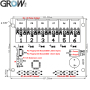 GROW K219-A+R502-AW Programmable Multiple Relay Fingerprint Infrared Remote Controller Control Board