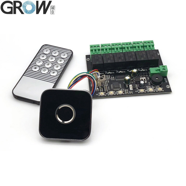 GROW K219-A+R502-AW Programmable Multiple Relay Fingerprint Infrared Remote Controller Control Board