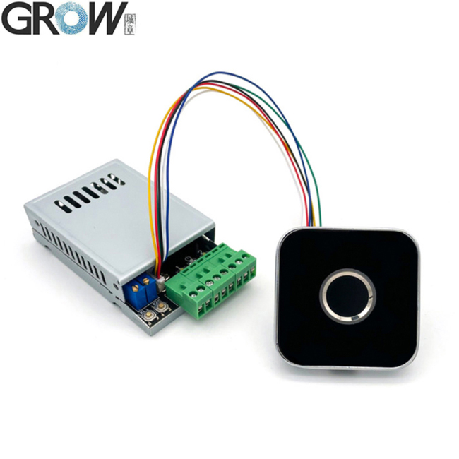 GROW K220+R502-AW DC10-24V Two Relay Output With Administrator/User Fingerprint Access Control Board 0.5s-60s-Normally Open