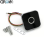 GROW R502-AW Round Ring LED Control DC3.3V UART Capacitive Fingerprint Device Biometric with 200 Capacity