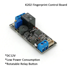 GROW K202+R503 DC12V Low Power Consumption Ring Indicator Light Capacitive Fingerprint Access Control Board