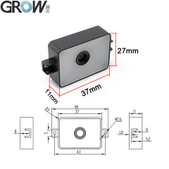 GROW GM78 Global Multi-code DC5V USB UART Interface 1D 2D Bar Code Qr Code Scanner Module Reader For Arduino Android Windows