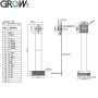 GROW GM802-S DC3.3V Barcode Scanner Reader Module UART USB 5-30cm Reading Distance 1D/2D QR Bar Code Reader For Android Arduino
