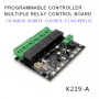 GROW K219-A+R503 Programmable Multiple Relay Fingerprint Infrared Remote Controller Control Board