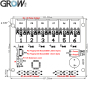 GROW K219-A+R503 Programmable Multiple Relay Fingerprint Infrared Remote Controller Control Board