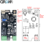 GROW K215-V1.3 Fingerprint Access Control System Control Board For Car Door System